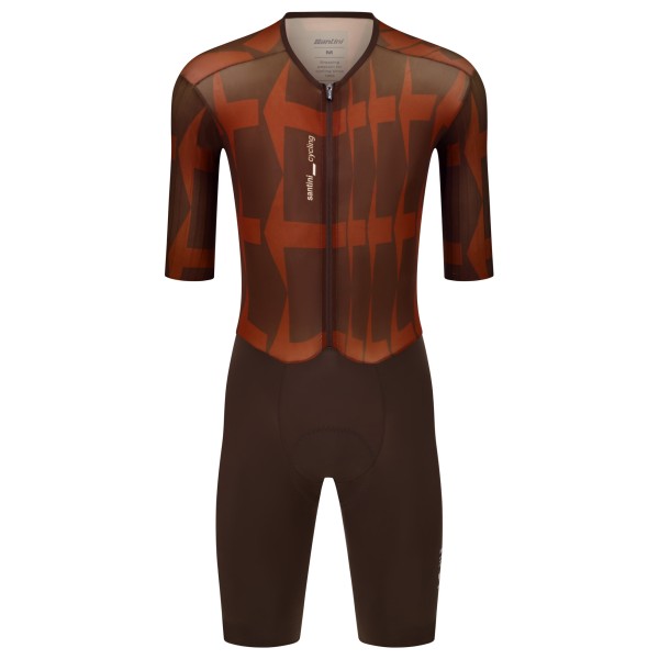 Santini - Mads Pedersen Momentum Series S/S Aerosuit - Radeinteiler Gr XS braun