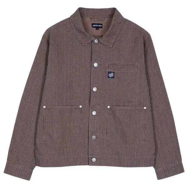 Santa Cruz - Railroad Jacket - Freizeitjacke Gr S braun