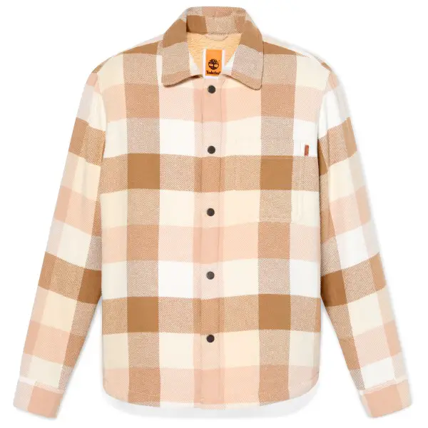 Timberland - High Pile Lined Overshirt - Freizeitjacke Gr XXL beige