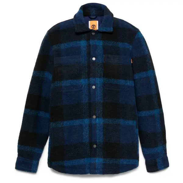 Timberland - Wool Blend Shacket - Freizeitjacke Gr S blau