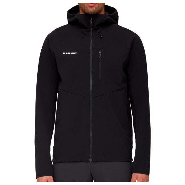 Mammut - Ultimate Comfort Softshell Hooded Jacket - Softshelljacke Gr M schwarz