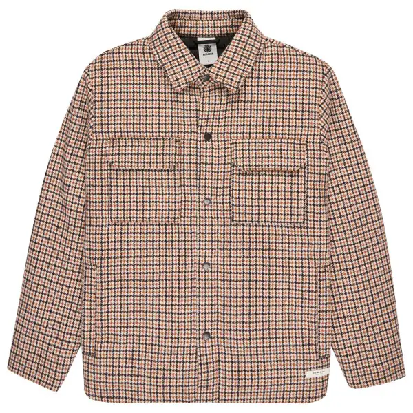 Element - Lodge Check - Freizeitjacke Gr S braun