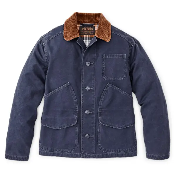 Filson - Canvas Outfitter Jacket - Freizeitjacke Gr L blau