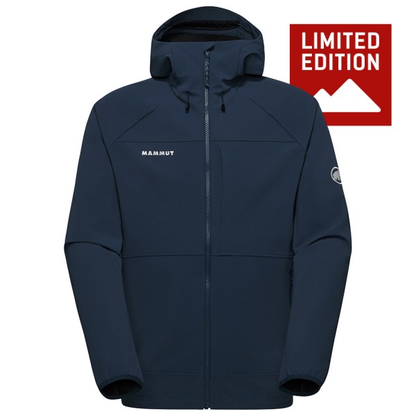 Mammut - Ultimate Comfort SO Hooded Jacket Exclusive - Softshelljacke Gr S blau