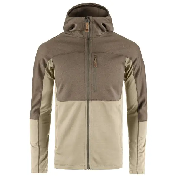 Fjällräven - Abisko Trail Fleece - Fleecejacke Gr XL beige/braun