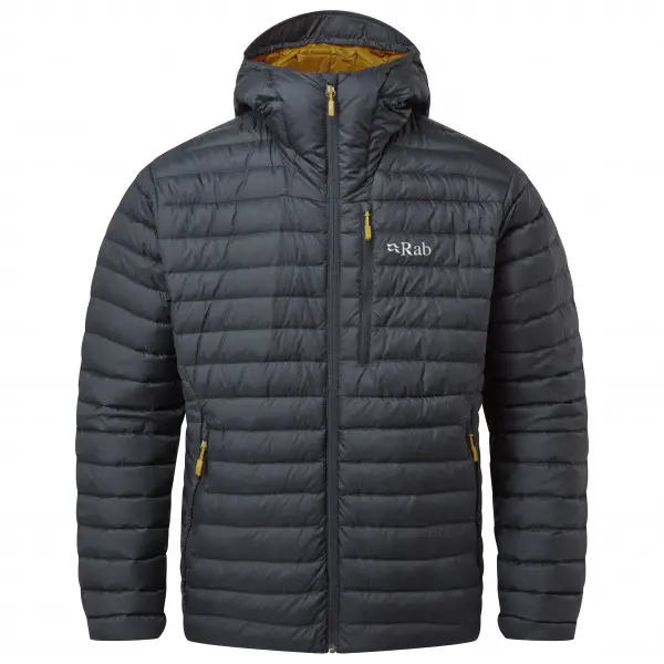 Rab - Microlight Alpine Jacket - Daunenjacke Gr S grau