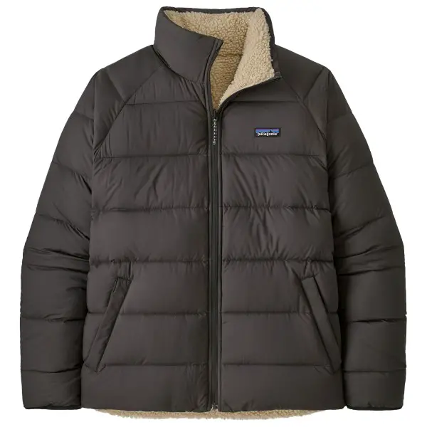 Patagonia - Reversible Silent Down Jacket - Daunenjacke Gr XS grau