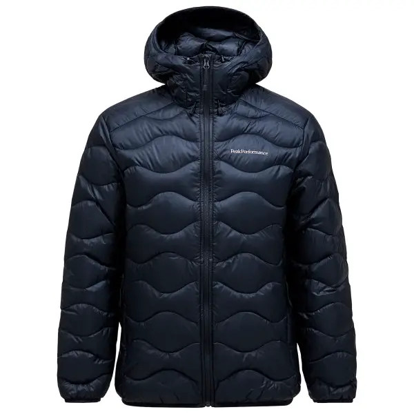 Peak Performance - Helium Down Hood Jacket - Daunenjacke Gr M blau/schwarz