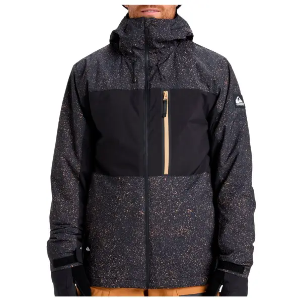 Quiksilver - Sycamore Printed Jacket - Skijacke Gr L grau/schwarz