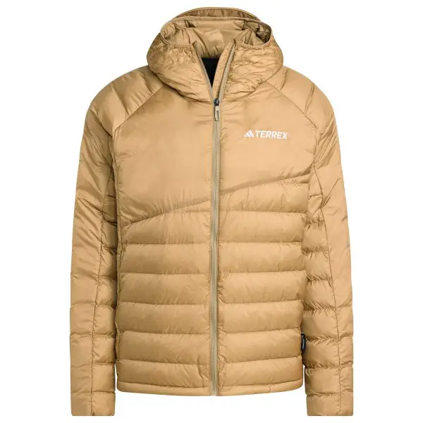 adidas Terrex - Terrex Xperior Climawarm+ Down Hooded Jacket - Daunenjacke Gr M beige