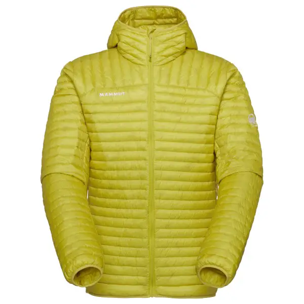 Mammut - Broad Peak Light IN Hooded Jacket - Daunenjacke Gr S gelb