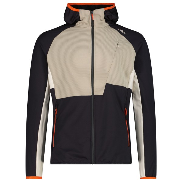 CMP - Grid Tech Jacket Fix Hood - Kunstfaserjacke Gr 46 schwarz