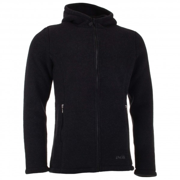 Engel - Jacke mit Kapuze - Wolljacke Gr 44 schwarz