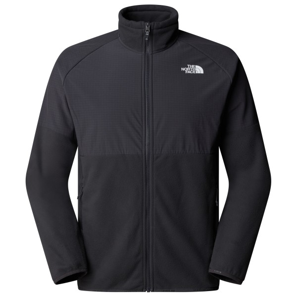 The North Face - Glacier Heavyweight Full Zip - Fleecejacke Gr XS schwarz/grau