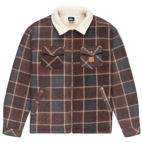 Quiksilver - Sherpa Jacket - Fleecejacke Gr S braun