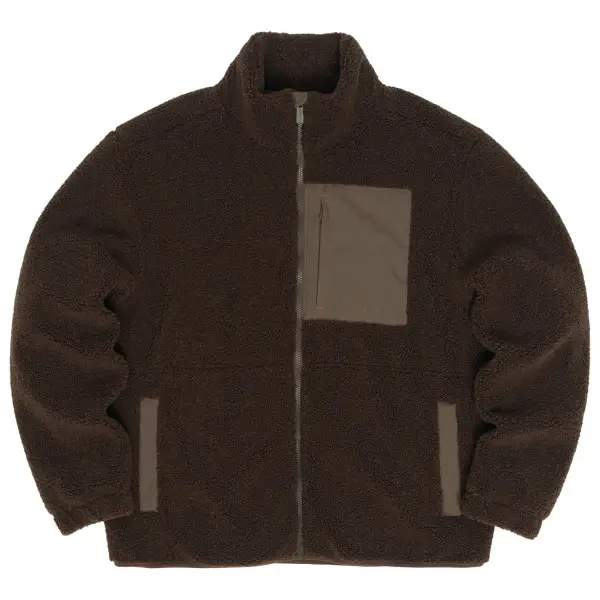 Mazine - Padded Sherpa Jacket - Fleecejacke Gr S schwarz