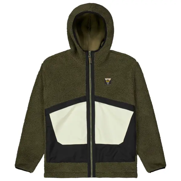 Picture - Pmbton Zip Hoodie - Fleecejacke Gr XL oliv