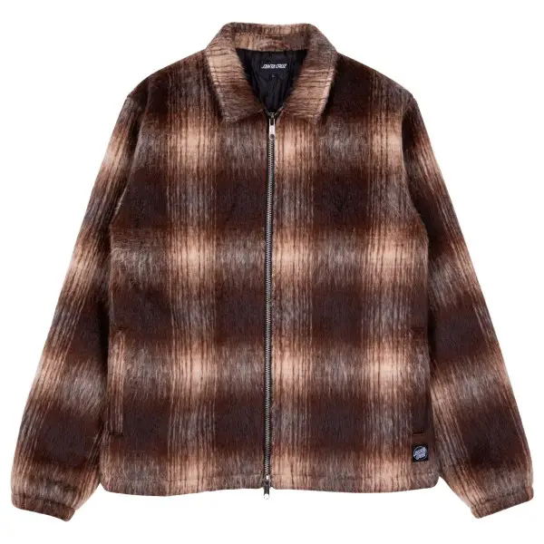 Santa Cruz - Hideout Jacket - Fleecejacke Gr S braun
