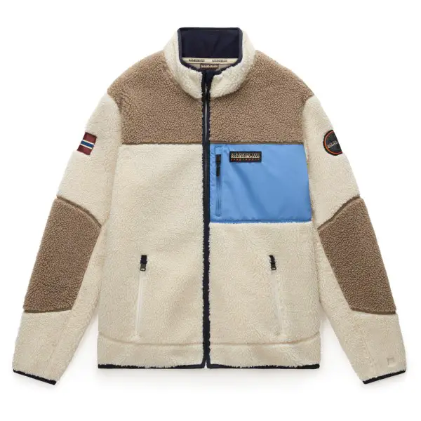 Napapijri - Yupik Full Zip 3 - Fleecejacke Gr S beige