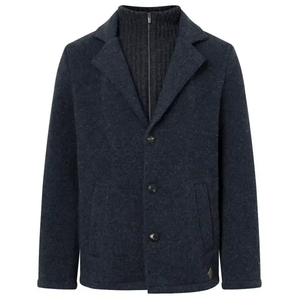 STAPF - Holger - Wolljacke Gr S blau