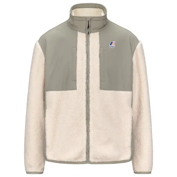 K-Way - Sixte 4.0 Orsetto - Fleecejacke Gr XXL beige