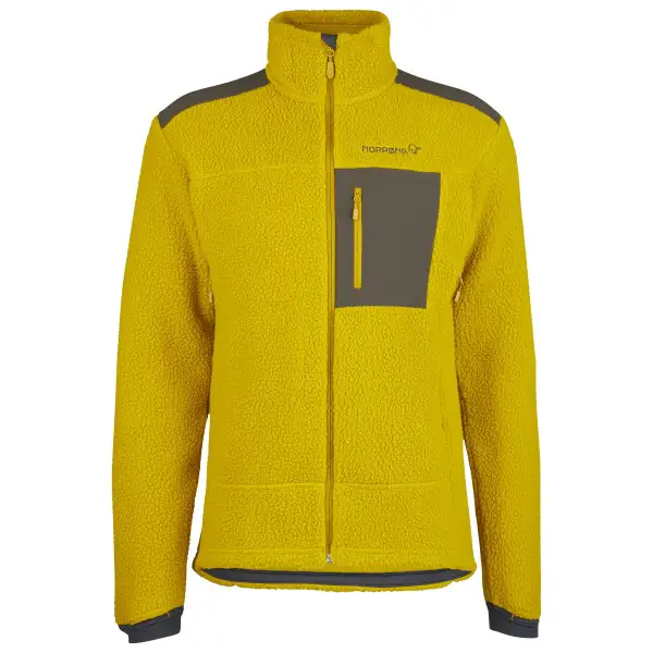 Norrøna - Trollveggen Warm3 Jacket - Fleecejacke Gr S gelb
