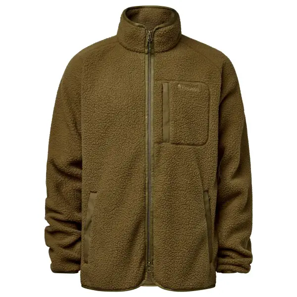 Pinewood - Forest Pile Fleece Jacket - Fleecejacke Gr S braun