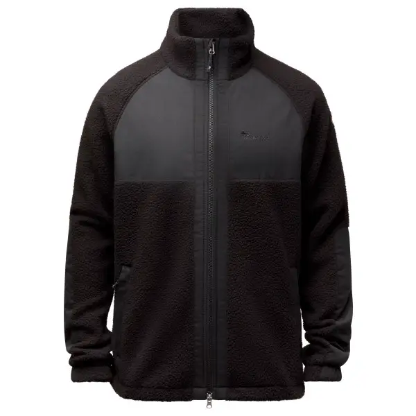 Pinewood - Pile Fleece Jacket - Fleecejacke Gr S schwarz