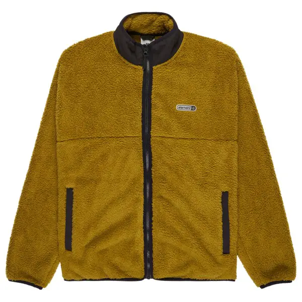 Element - Classic Sherpa - Fleecejacke Gr L braun/oliv