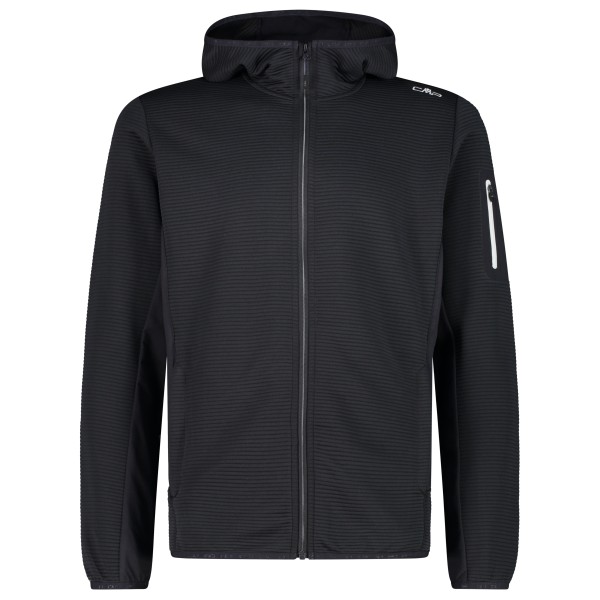 CMP - Jacket Fix Hood with Sleeve Pocket - Fleecejacke Gr 46 schwarz