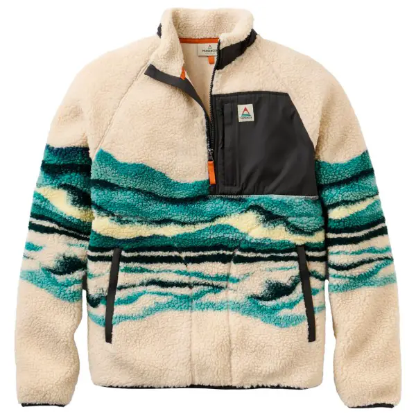 Passenger - Offroad Recycled Sherpa 1/2 Zip Fleece 2.0 - Fleecepullover Gr S beige