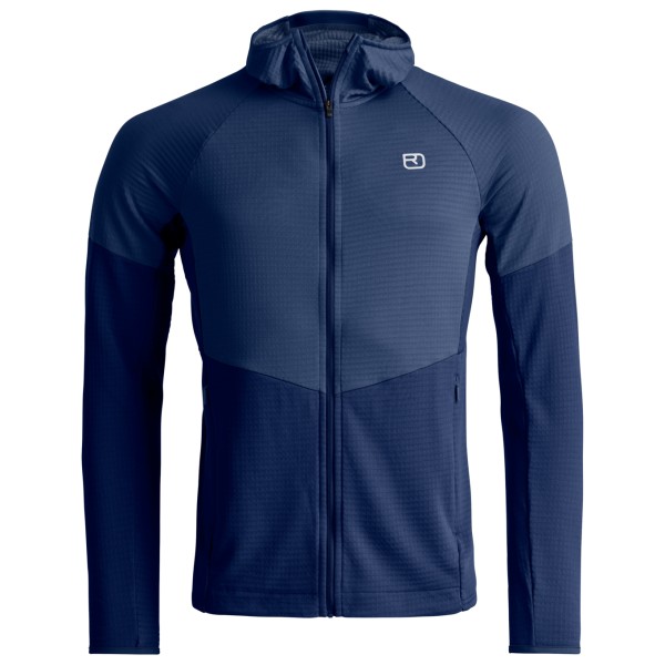 Ortovox - Fleece Light Grid Hoody - Fleecejacke Gr S blau