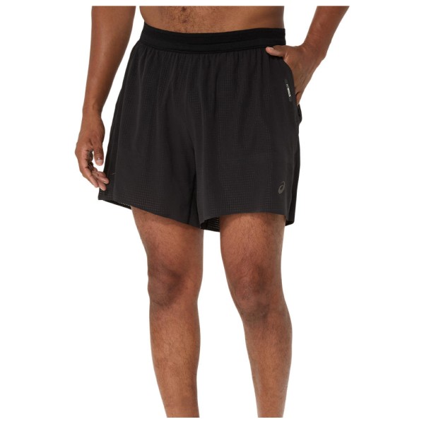 Asics - Fujitrail Elite Short - Laufshorts Gr XL schwarz/braun