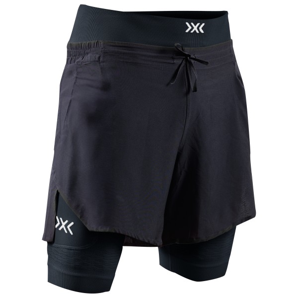 X-Bionic - Effektor 2in1 Shorts - Laufshorts Gr M schwarz/blau