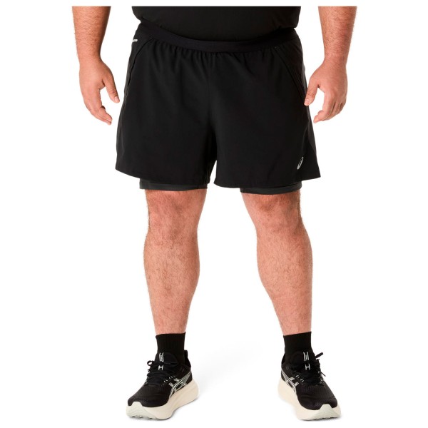 Asics - Road 2N1 5'' Short - Laufshorts Gr S schwarz