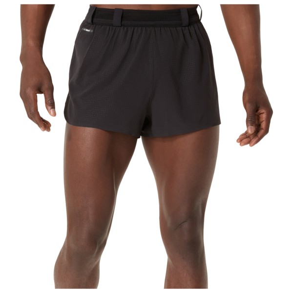Asics - Metarun Split Short - Laufshorts Gr XS braun
