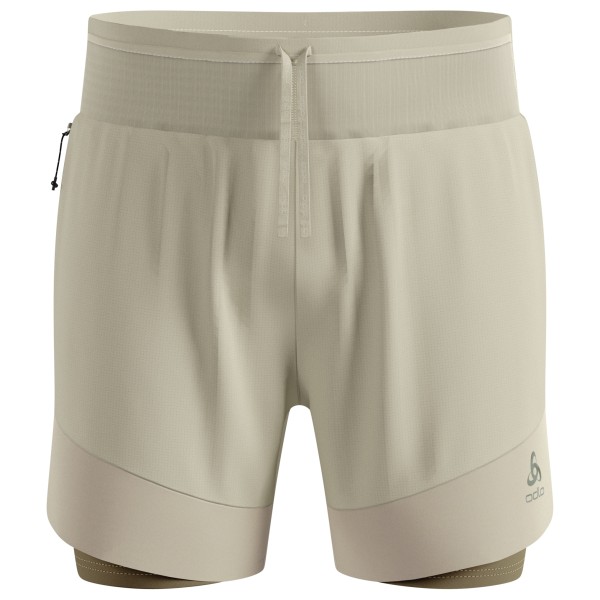 Odlo - X-Alp Trail 6 Inch 2-in-1 Short - Laufshorts Gr S beige