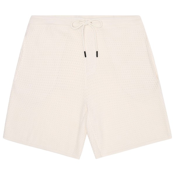 KnowledgeCotton Apparel - Organic Cotton Bubble Knitted Shorts - Shorts Gr S weiß