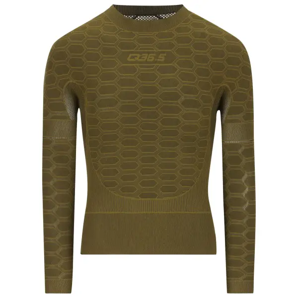 Q36.5 - Base Layer 3 Longsleeve - Kunstfaserunterwäsche Gr XXS/XS oliv