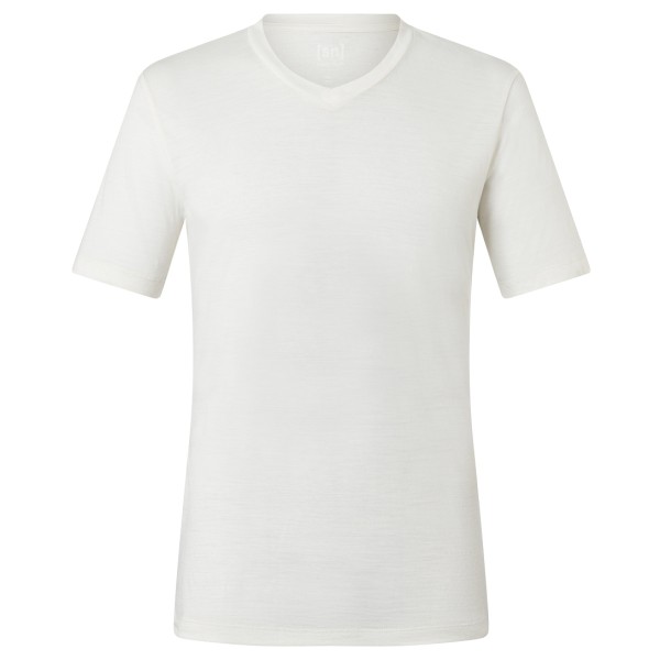 super.natural - Sierra 140 V Neck - T-Shirt Gr S weiß
