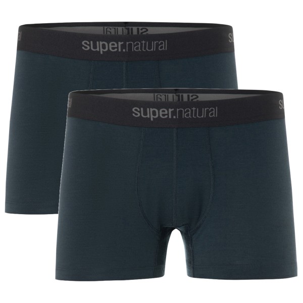 super.natural - Tundra 175 Boxer 2 Pack - Unterhose Gr L blau
