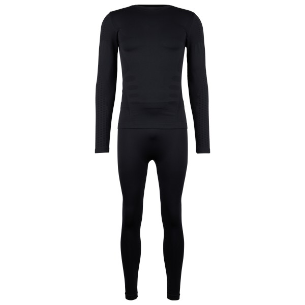 Heber Peak - EvergreenHe. Seamless Underwear Set - Kunstfaserunterwäsche Gr S/M schwarz