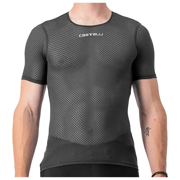 Castelli - Pro Mesh 2.0 Short Sleeve - Radunterhemd Gr S grau