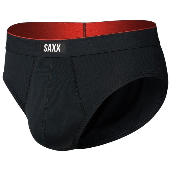 Saxx - Multi-Sport Mesh Brief - Kunstfaserunterwäsche Gr L schwarz
