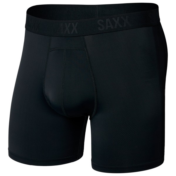 Saxx - Smooth Flex Light Compression Boxer Brief - Kunstfaserunterwäsche Gr S schwarz