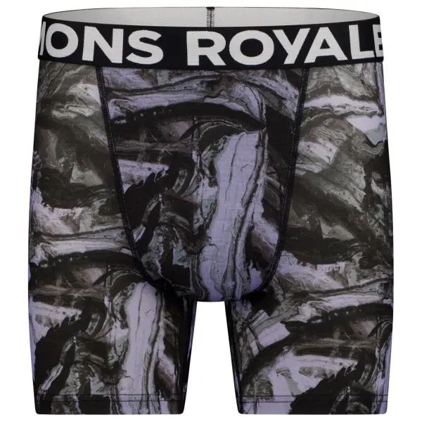 Mons Royale - Hold 'em Boxer - Merinounterwäsche Gr XL grau/schwarz