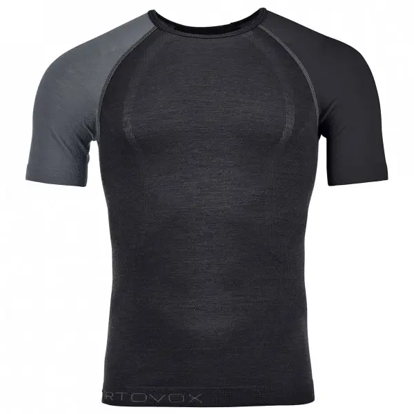 Ortovox - 120 Comp Light Short Sleeve - Merinounterwäsche Gr XL schwarz/grau