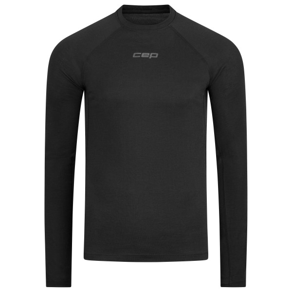 CEP - Core Run Merino Base Layer L/S - Merinounterwäsche Gr S schwarz