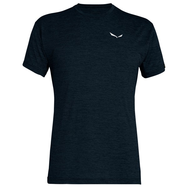 Salewa - Puez Melange Dry S/S Tee - T-Shirt Gr 52 blau/schwarz