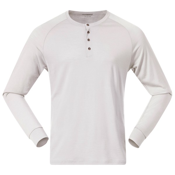 Bergans - Lysebu Wool Henley - Longsleeve Gr XL weiß/grau